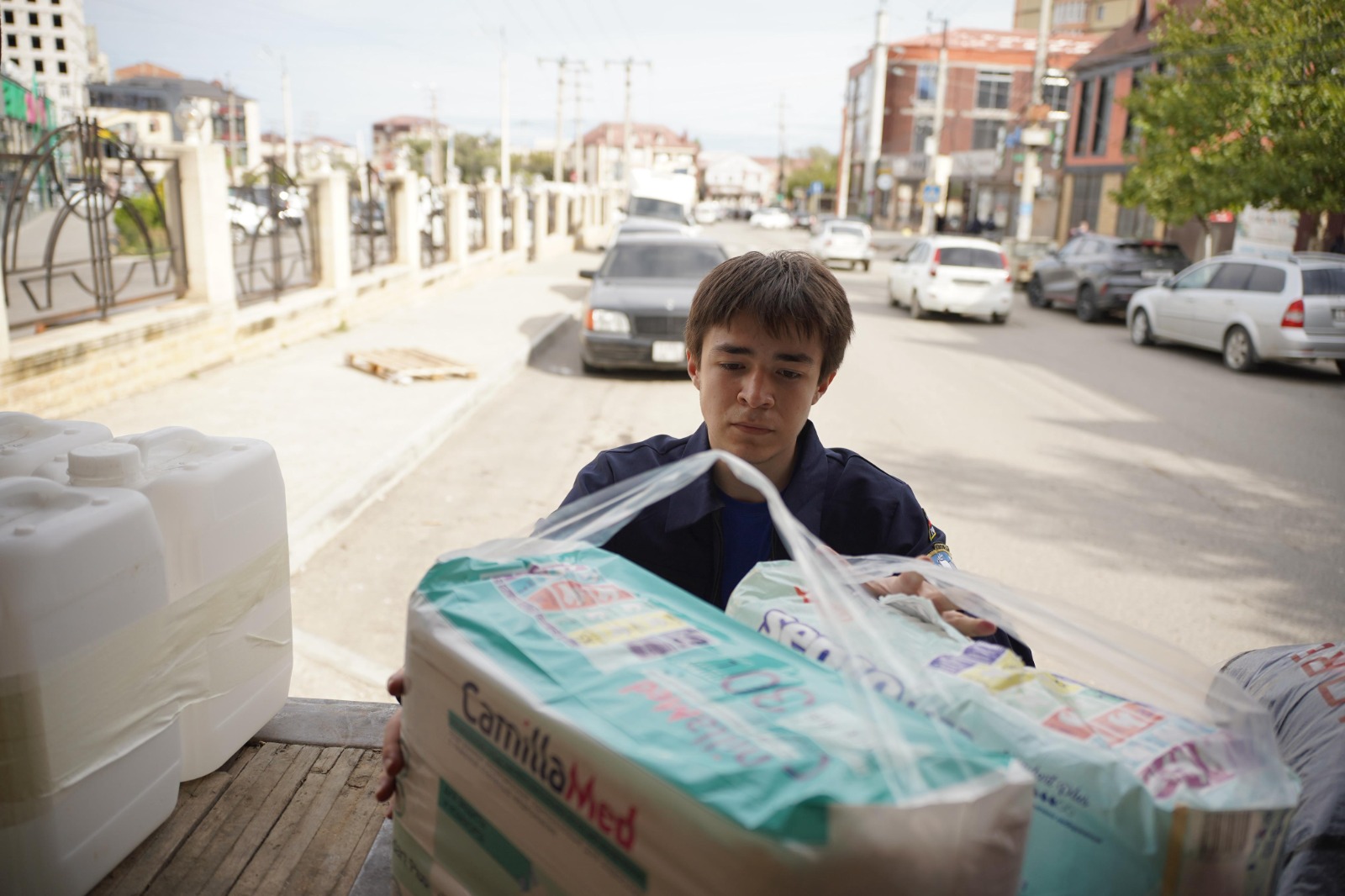 Гуманитарная миссия студентов-спасателей